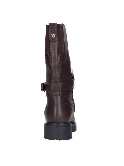 Stivaletti in pelle TWINSET | VB0003_TWINTESTA DI MORO